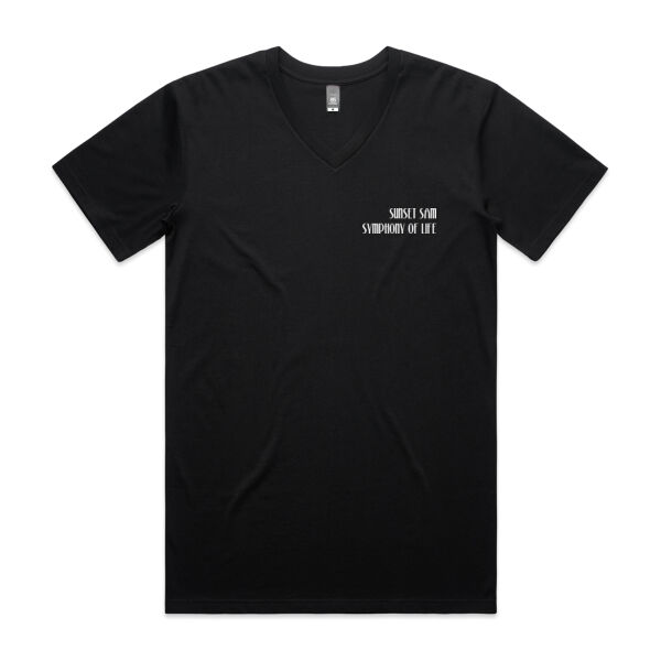 Mountain Life, back - AS Colour Mens Staple V Neck Tee Thumbnail