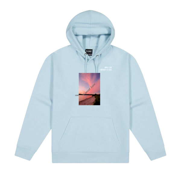 Beach sunset, front - Cloke Womens Origin Hoodie Thumbnail