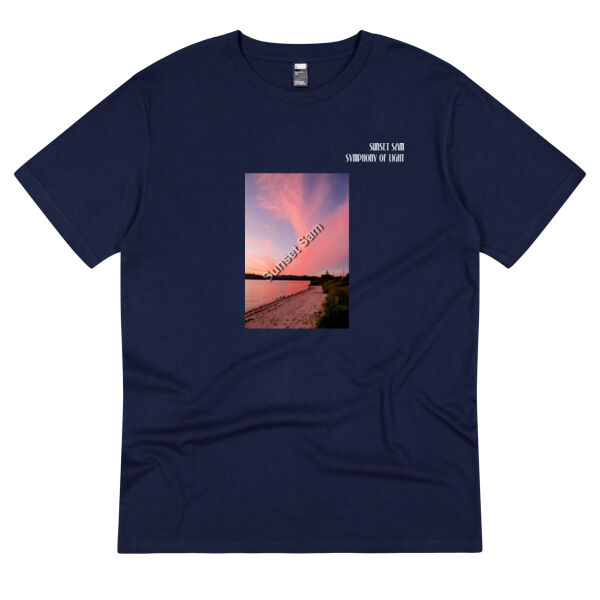 Beach sunset, front - Thread Project Unisex Summer Tee Thumbnail
