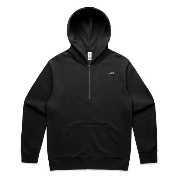 Beach sunset, back - AS Colour Mens Relax Half Zip Hood Thumbnail