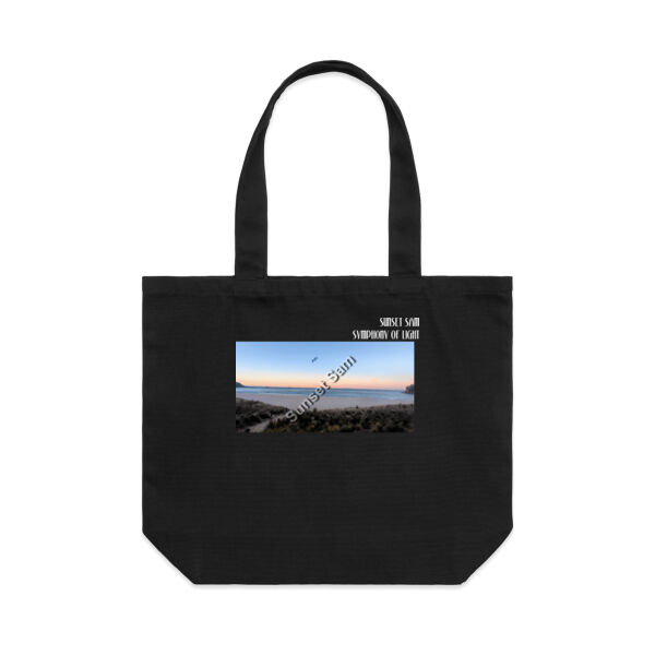 Peaceful Beach, front - AS Colour Shoulder Tote Thumbnail