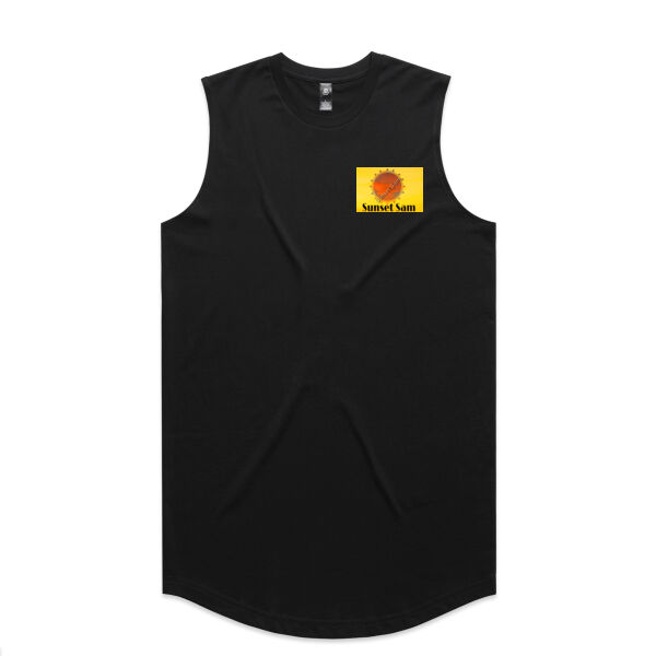 Peaceful Beach, back - AS Colour Mens Staple Curve Tank Thumbnail