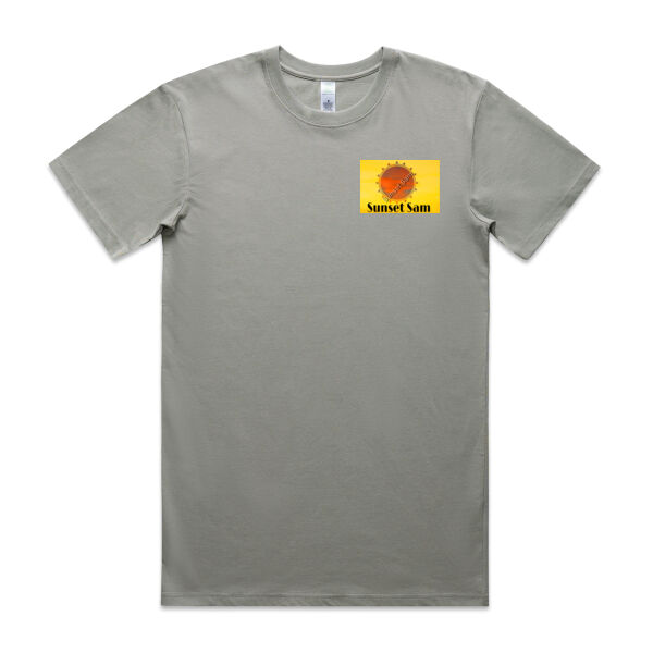 Peaceful Beach, back - AS Colour Mens Staple Organic Tee Thumbnail