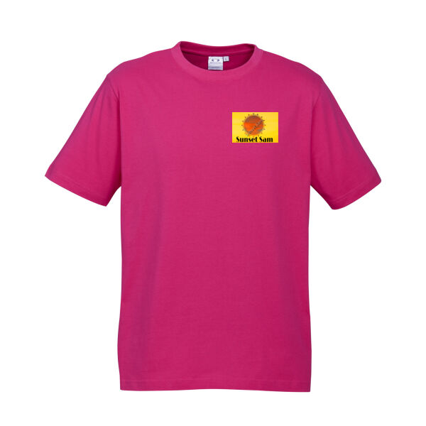 Peaceful Beach, back - Biz Collection Mens Ice Tee Thumbnail