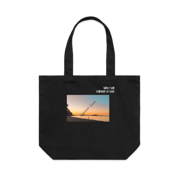 Beach stroll, front - AS Colour Shoulder Tote Thumbnail