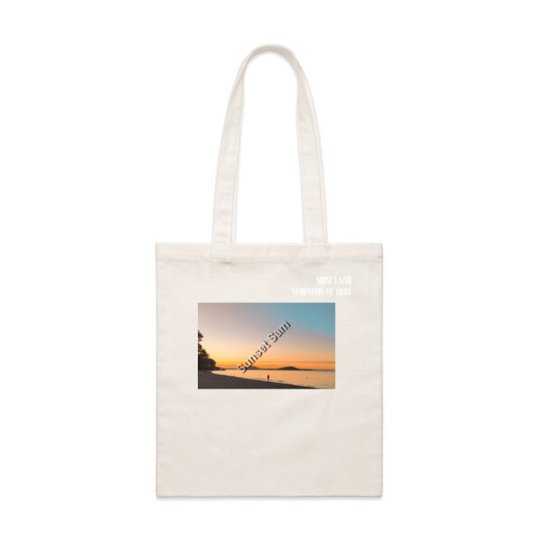 Beach stroll, front - AS Colour Parcel Tote Thumbnail