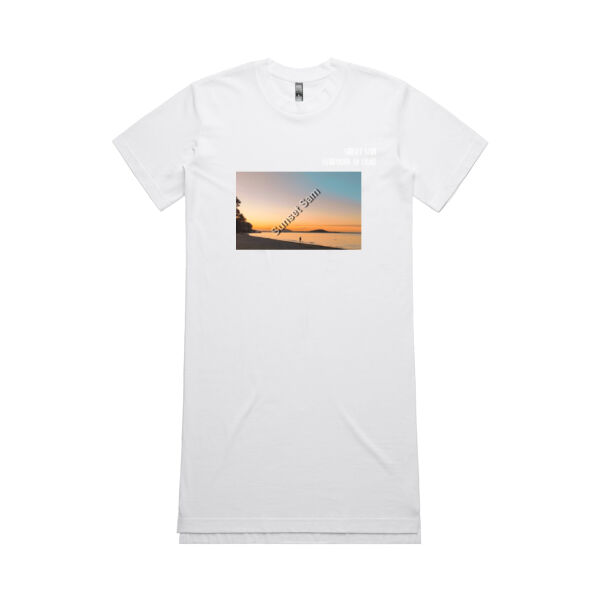 Beach stroll, front - AS Colour Womens Oversized Dress Thumbnail