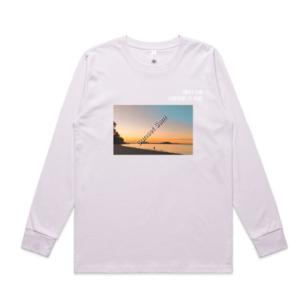 Beach stroll, front - AS Colour Womens Classic Longsleeve Tee Thumbnail