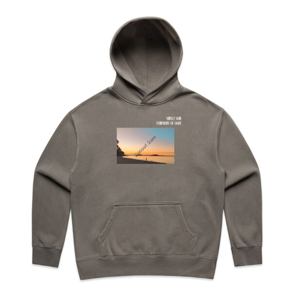 Beach stroll, front - AS Colour Womens Relax Faded Hood Thumbnail