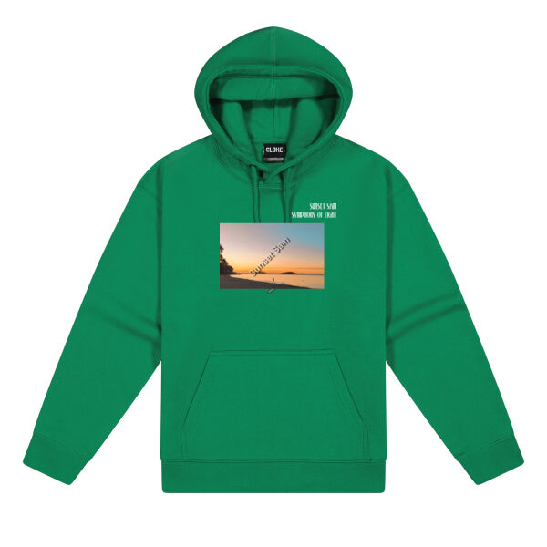 Beach stroll, front - Cloke Womens Origin Hoodie Thumbnail