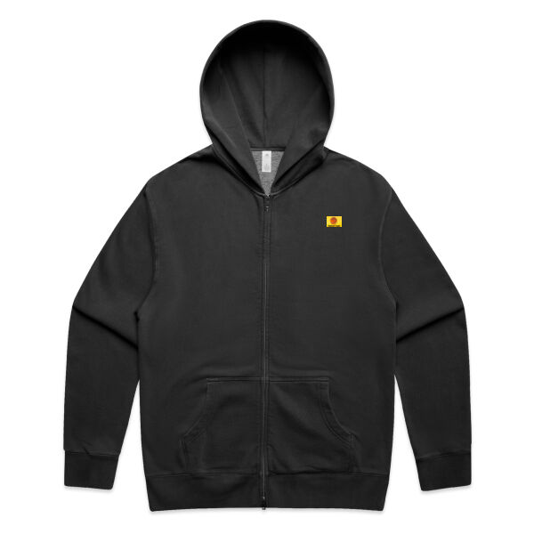 Beach stroll, back - AS Colour Mens Relax Faded Zip Hood Thumbnail