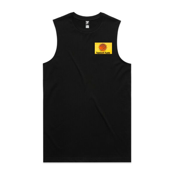 Beach stroll, back - AS Colour Mens Staple Tank Thumbnail