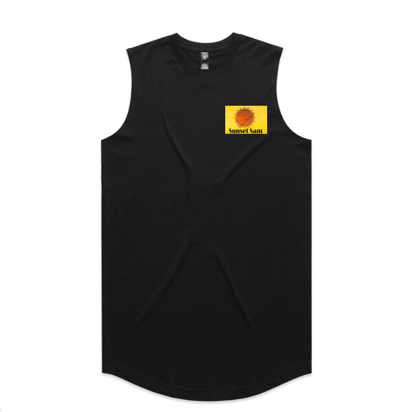 Beach stroll, back - AS Colour Mens Staple Curve Tank Thumbnail