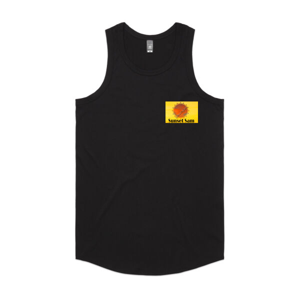 Beach stroll, back - AS Colour Mens Authentic Singlet Thumbnail