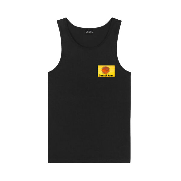 Beach stroll, back - Cloke Mens Concept Singlet Thumbnail