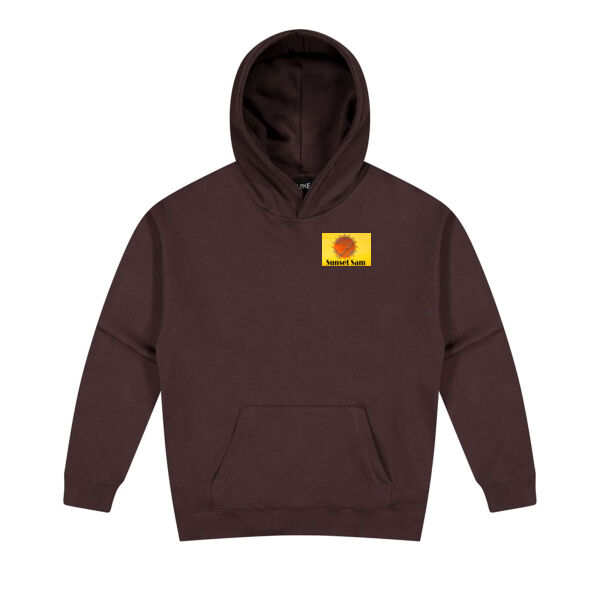 Beach stroll, back - Cloke Mens Unplugged Hoodie Thumbnail