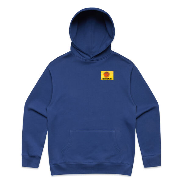 Cherry blosssoms  night sky, back - AS Colour Mens Relax Hood Thumbnail