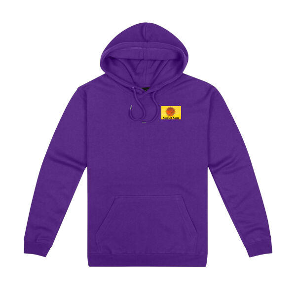 Cherry blosssoms  night sky, back - Cloke Mens Origin Hoodie Thumbnail