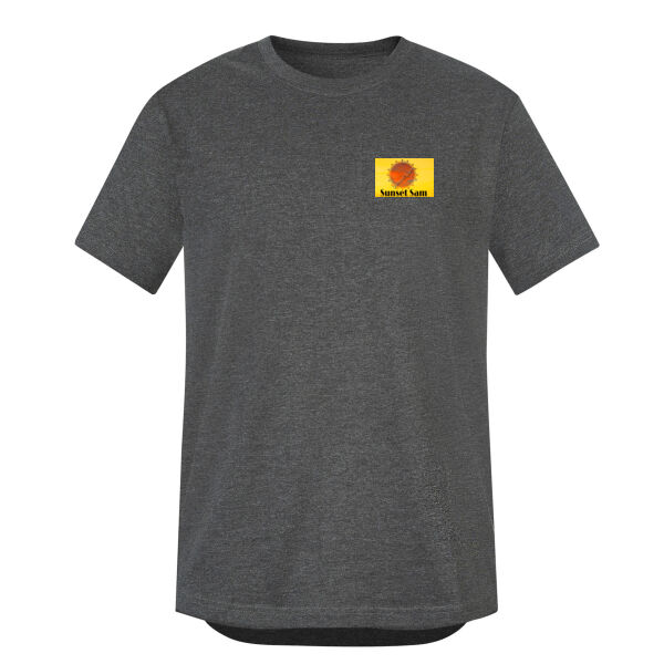 Cherry blosssoms  night sky, back - Syzmik Mens Streetworx Tee  Thumbnail