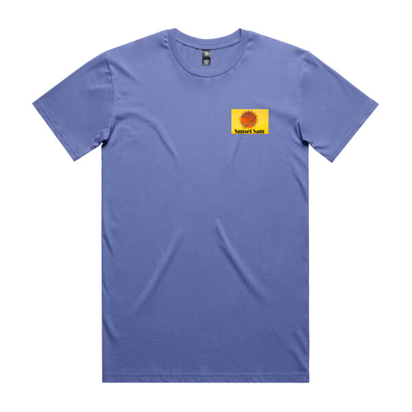 Cherry blosssoms  night sky, back - AS Colour Mens Staple T shirt Thumbnail