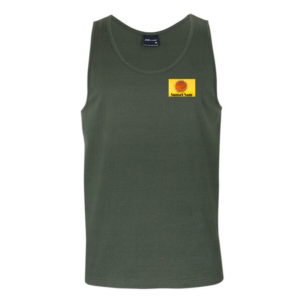 Lake Tasman Reflections, back - JB's Cotton Singlet Thumbnail