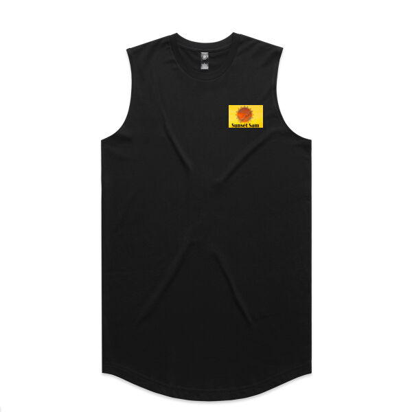 Lake Tasman Reflections, back - AS Colour Mens Staple Curve Tank Thumbnail