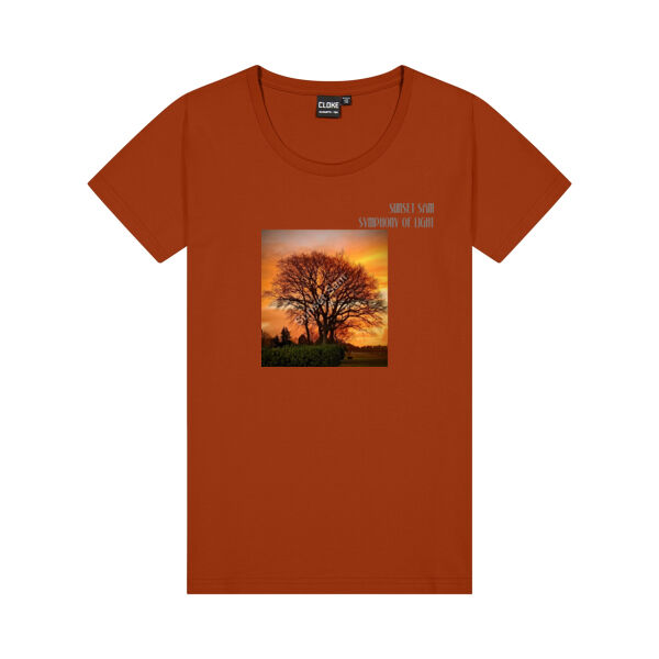 Tree of fire - Cloke Womens Silhouette Tee Thumbnail