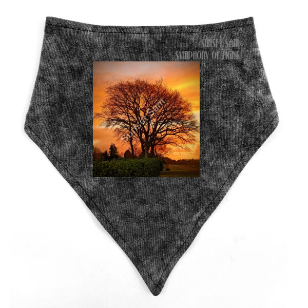 Tree of fire - Stonewash Bandana Bib Thumbnail