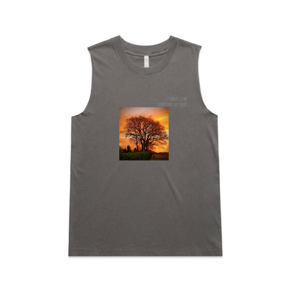 Tree of fire - AS Colour Womens Heavy Faded Tank Thumbnail