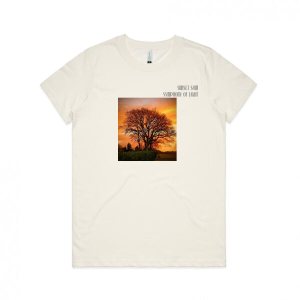 Tree of fire - AS Colour Womens Maple Organic Tee Thumbnail