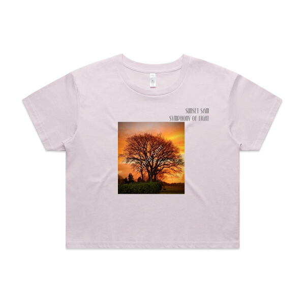 Tree of fire - AS Colour Womens Crop Tee Thumbnail