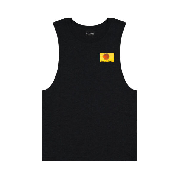 Tree of fire, back - Cloke Mens Big Air Tank Thumbnail