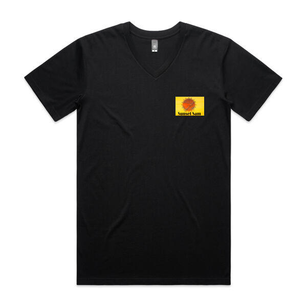 Tree of fire, back - AS Colour Mens Staple V Neck Tee Thumbnail