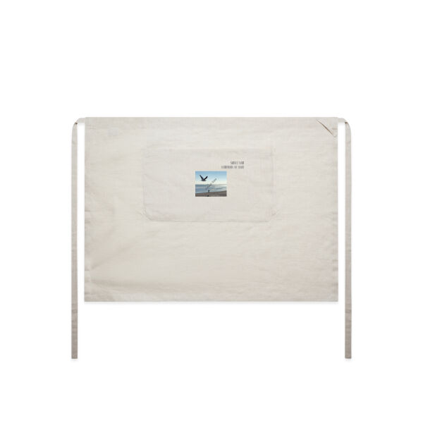 Fishing on the beach, front - AS Colour Linen Half Apron Thumbnail