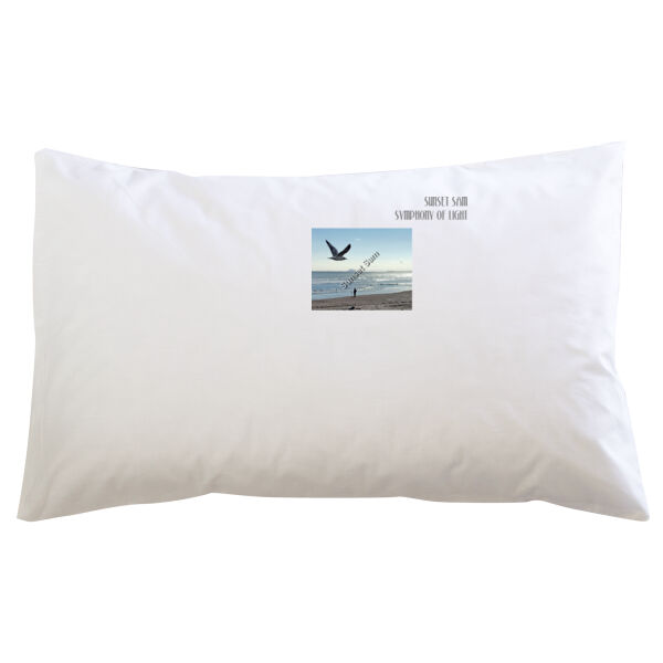 Fishing on the beach, front - Pillowcase  Thumbnail