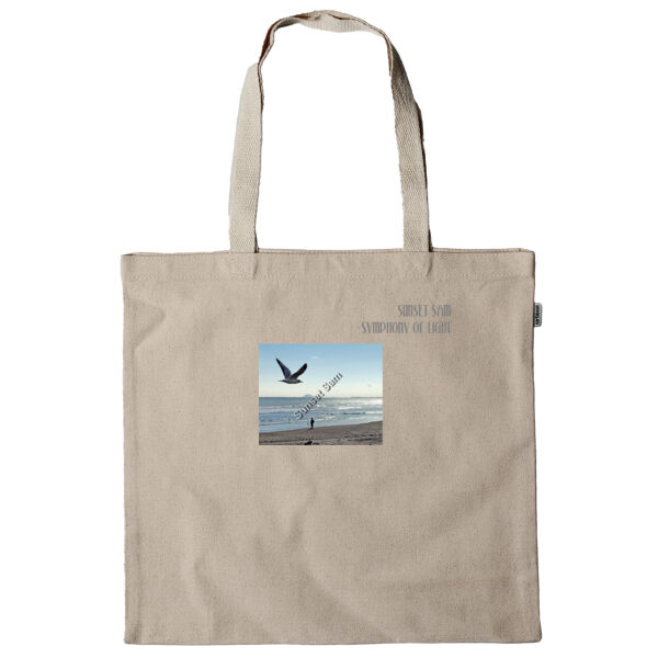 Fishing on the beach, front - Super Tote Bag - Thread Project Thumbnail