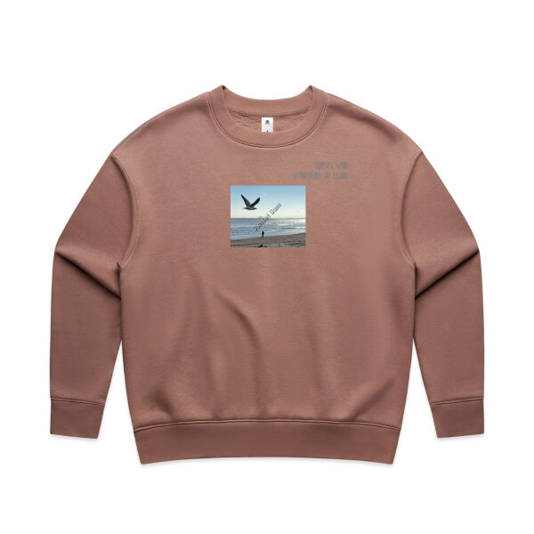 Fishing on the beach, front - AS Colour Women's Relax Crew Thumbnail