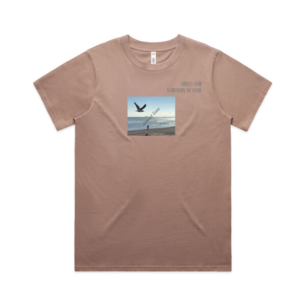 Fishing on the beach, front - AS Colour Womens Classic Tee Thumbnail
