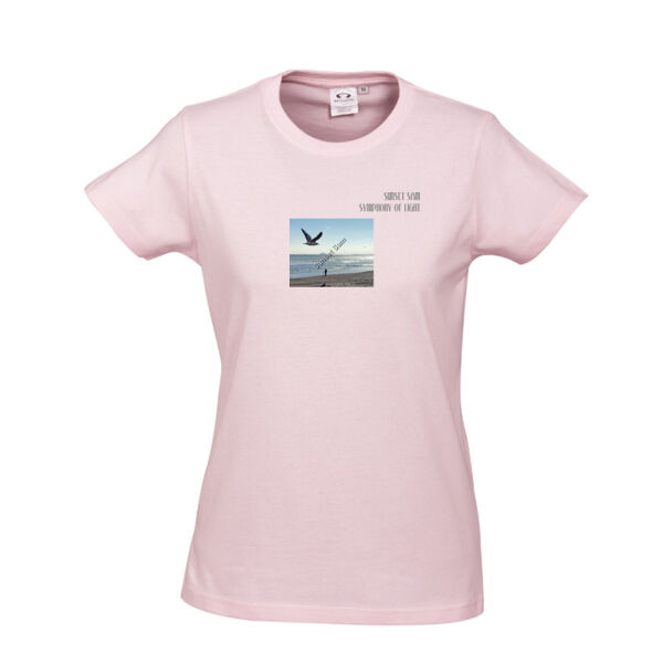 Fishing on the beach, front - Biz Collection Ladies Ice Tee Thumbnail