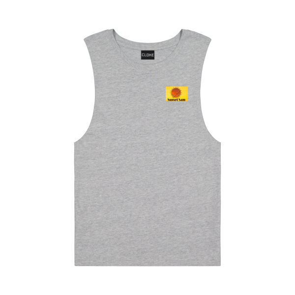 Fishing on the beach, back - Cloke Mens Big Air Tank Thumbnail