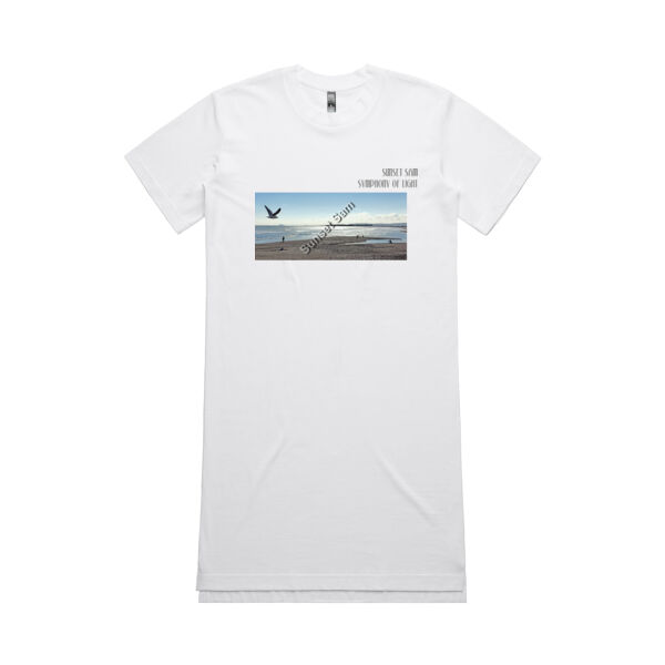 Long beach, front - AS Colour Womens Oversized Dress Thumbnail