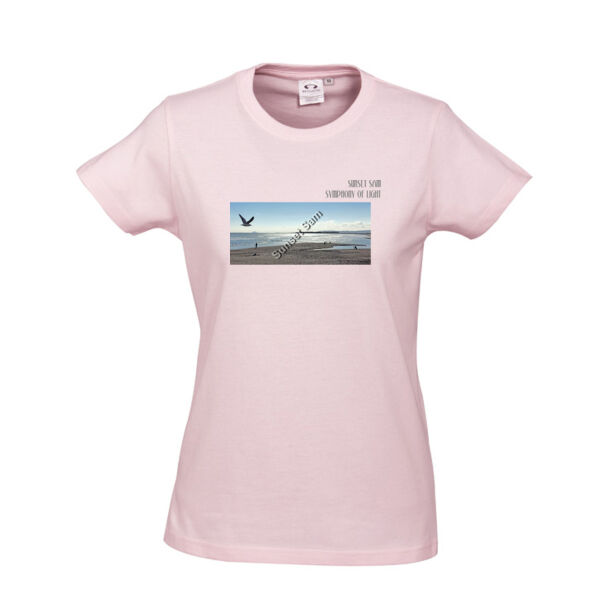 Long beach, front - Biz Collection Ladies Ice Tee Thumbnail