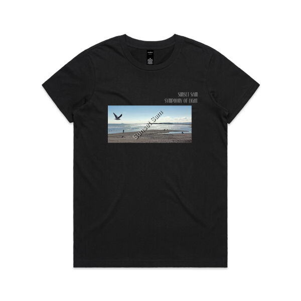 Long beach, front - AS Colour Womens Maple Tee Thumbnail