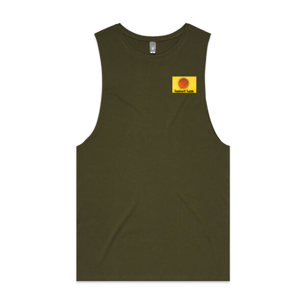 Long beach, back - AS Colour Mens Barnard Tank Thumbnail