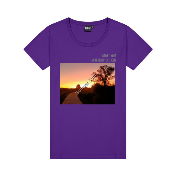 Pathway to Paradise, front - Cloke Womens Silhouette Tee Thumbnail