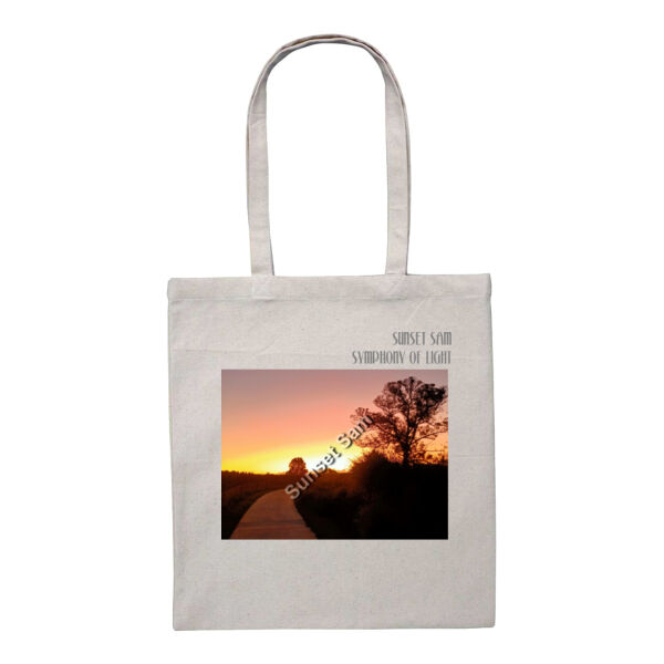 Pathway to Paradise, front - Heavy Duty Canvas Tote with Gusset  Thumbnail