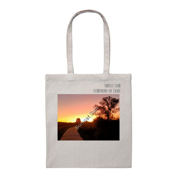 Pathway to Paradise, front - Heavy Duty Canvas Tote Bag Thumbnail