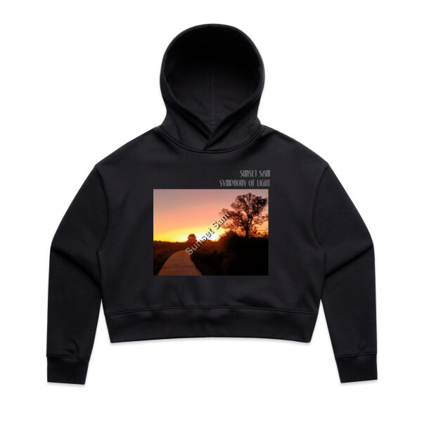 Pathway to Paradise, front - AS Colour Womens Relax Crop Hood Thumbnail