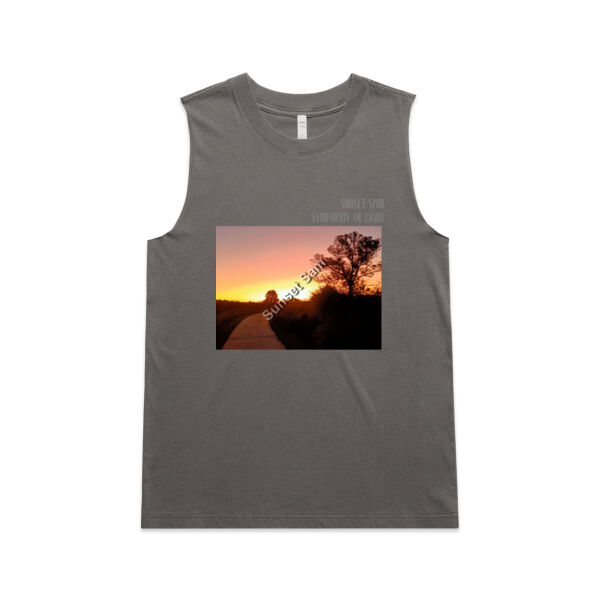 Pathway to Paradise, front - AS Colour Womens Heavy Faded Tank Thumbnail