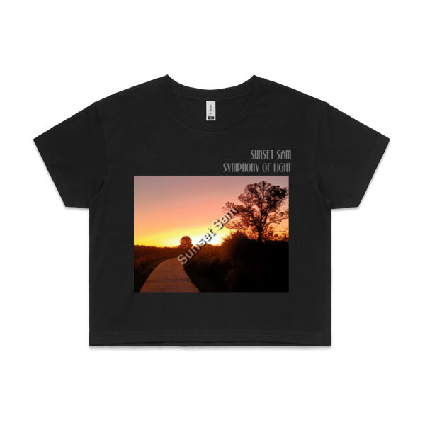 Pathway to Paradise, front - AS Colour Womens Crop Tee Thumbnail